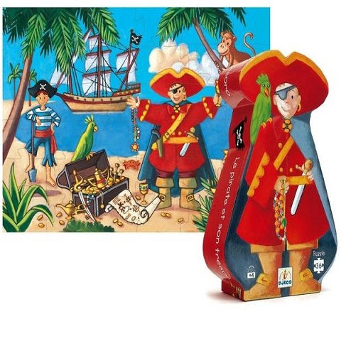 Djeco Pirate & His Treasure Puzzle