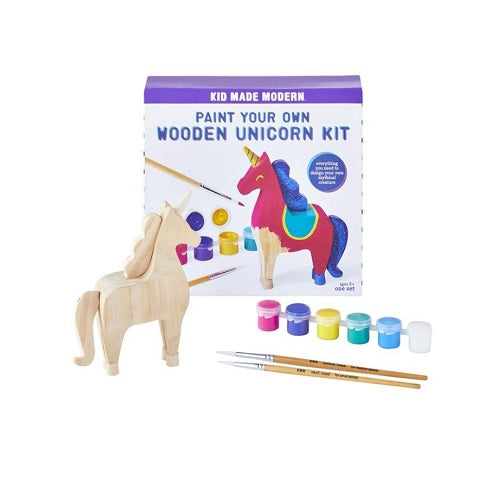 Kid Made Modern Paint Your Own Wooden Unicorn Kit