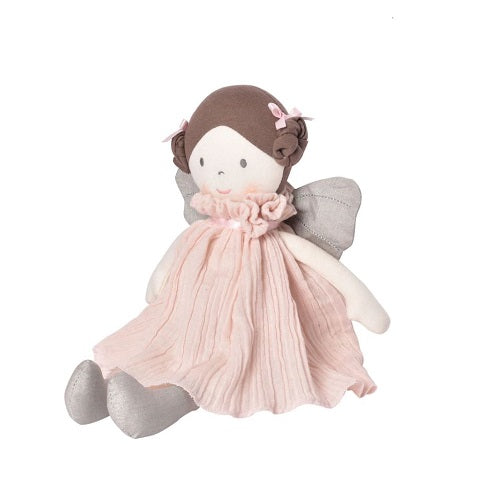 Tikiri Angelina Doll in Pink Dress with Silver Wings