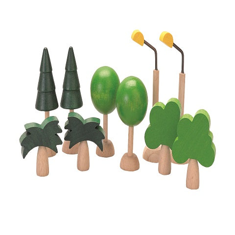 Plan Toys Set of Trees & Lights