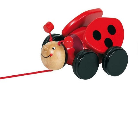 Goki Ladybird Lil Pull Along Toy