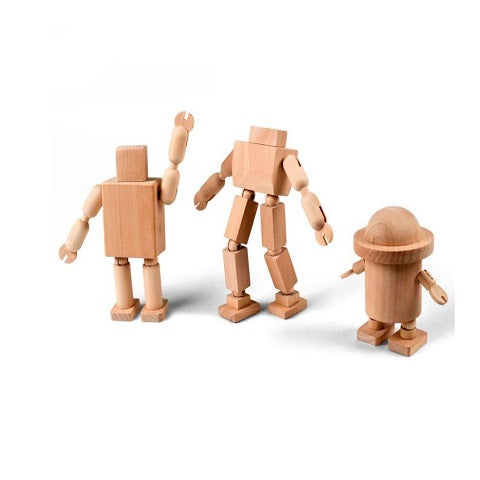 Kid Made Modern Wooden Robots Kit