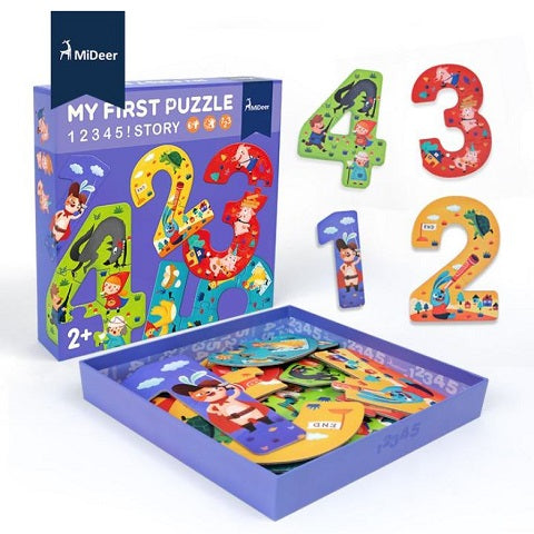 Mideer My First Puzzle Set of Number Puzzles 1 to 5