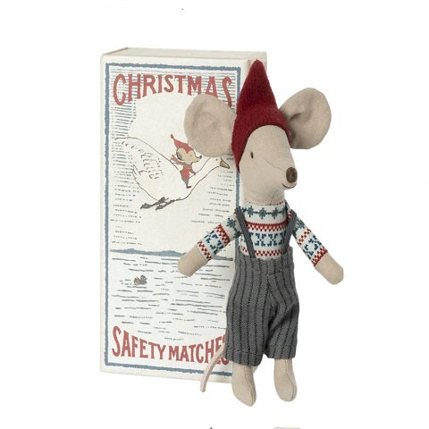 Maileg Big Brother Christmas Mouse in Box
