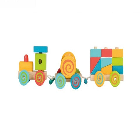 Egmont Toys Wooden Pull-Along Toddler Toy Train