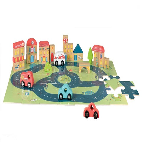 Egmont Toys Puzzle & City Car Playset