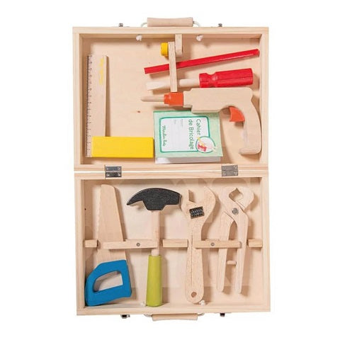 Moulin Roty La Grande Famille "I Am Working" Wooden Tool Valise